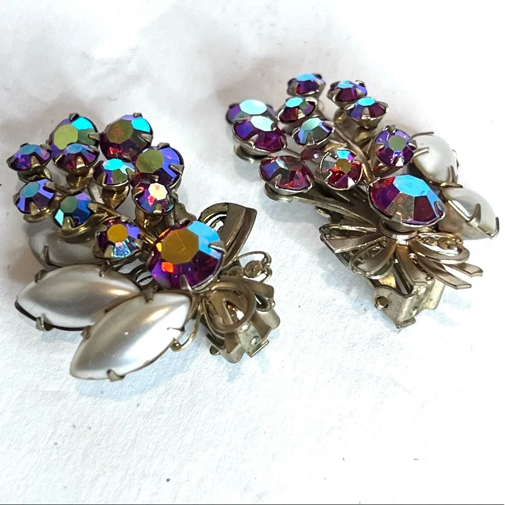Vintage retro rhinestone